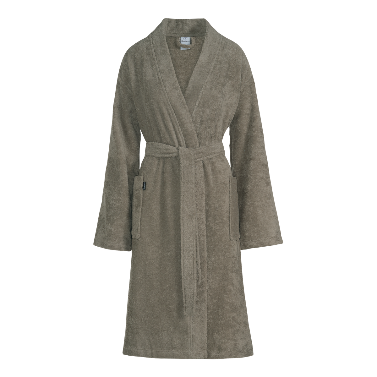 Toledo badjas steelgrey is een unisex badjas gemaakt van 100% GOTS gecertificeerd katoen. De terry stof voelt warm en zacht aan op de huid. De Toledo badjas is beschikbaar in verschillende kleuren. De badjas wordt gesloten door middel van een ceintuur.