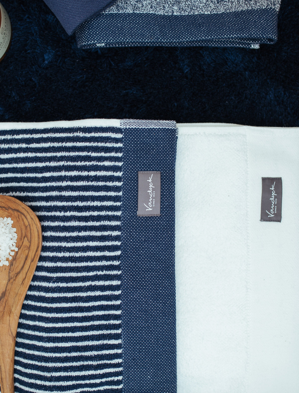 HOME UNI badlaken | blue ink