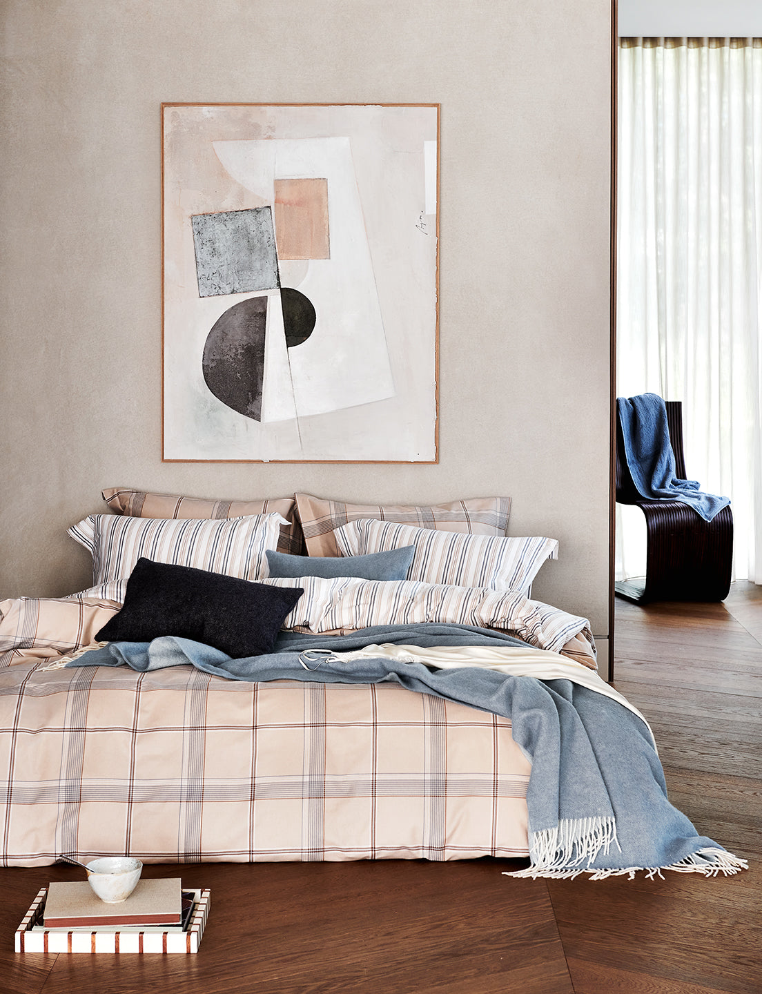 FLANEL TIMBER dekbedovertrekset | offwhite