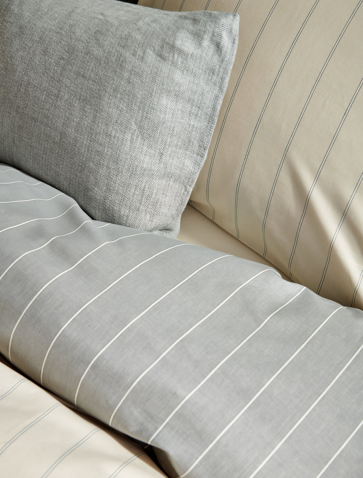HOME PUGLIA percale | grey