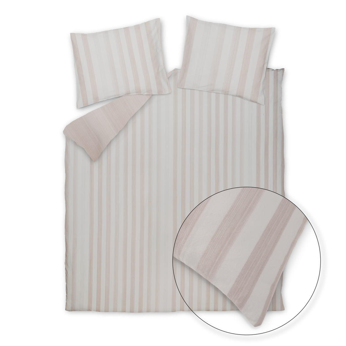 HOME BRENTA dekbedovertrekset | blush