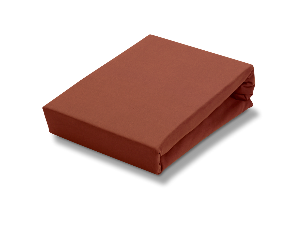 JERSEY SUPREME topper hoeslaken | rusty brown