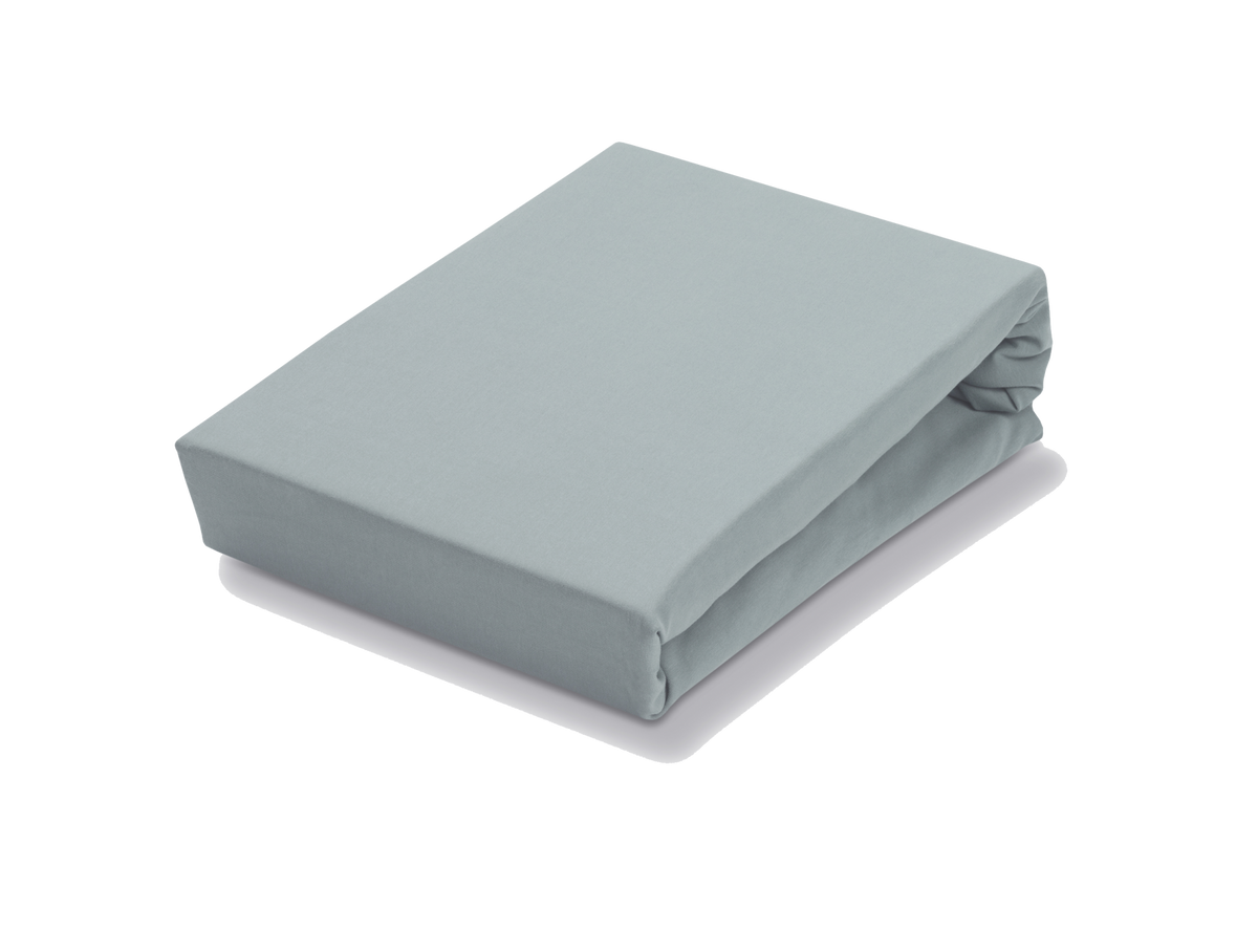 JERSEY SUPREME split-topper hoeslaken | pearl blue
