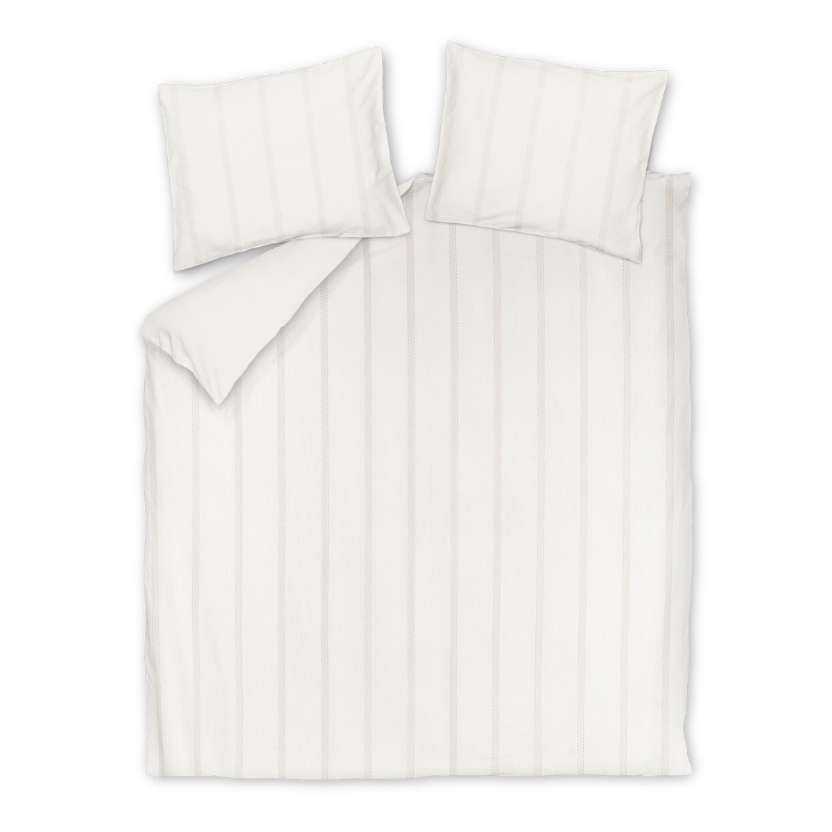 PURE HORIZON XL dekbedovertrekset | offwhite