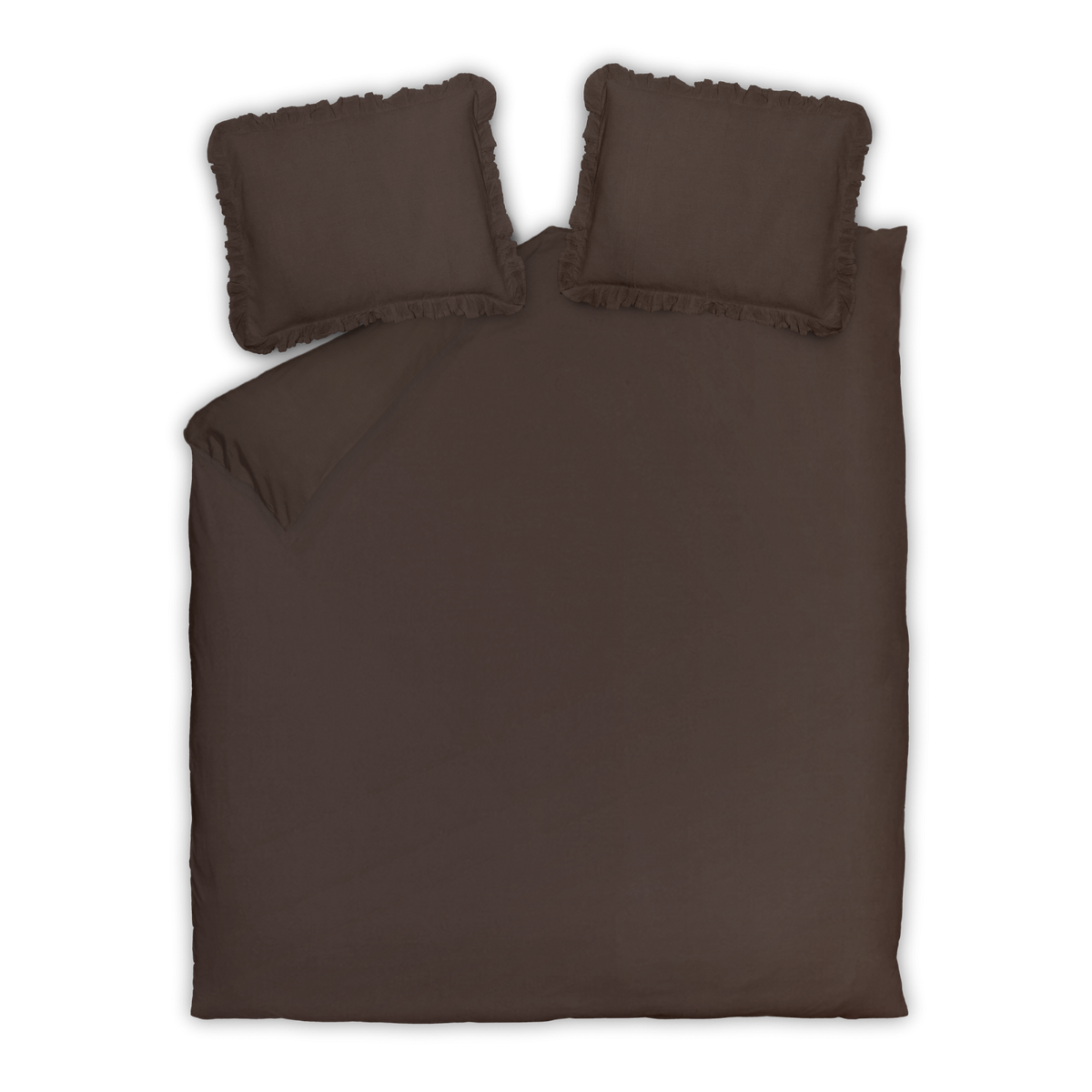 PURE 83 XL dekbedovertrekset | dark truffle