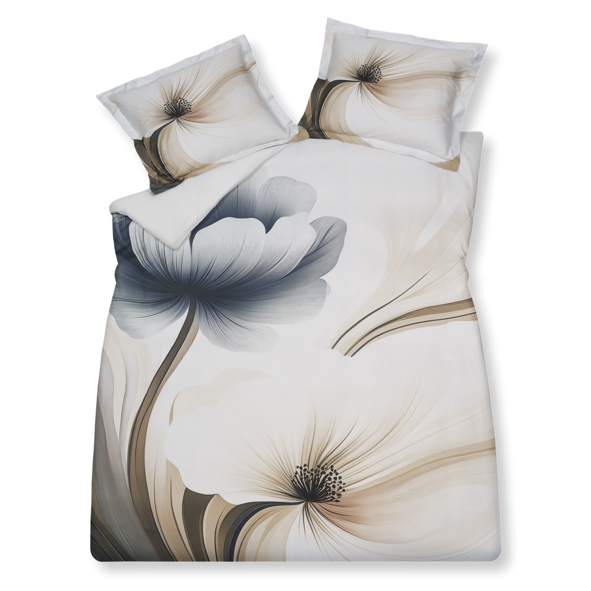 SAFFIRA dekbedovertrekset | cream tan
