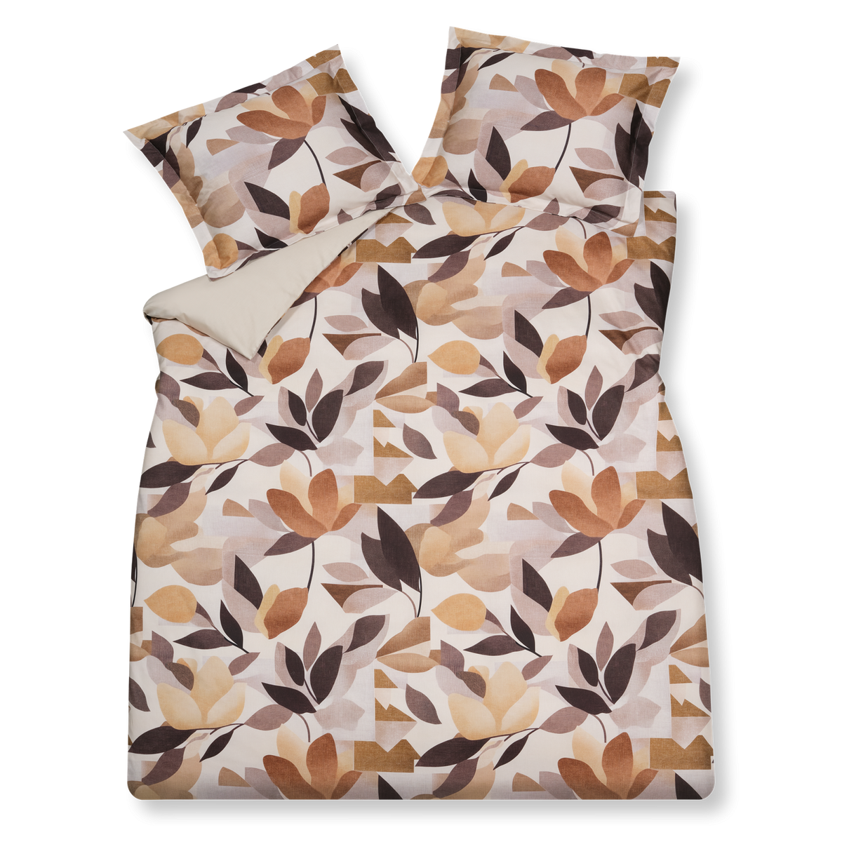 AUTUMN FERN dekbedovertrekset | taupe