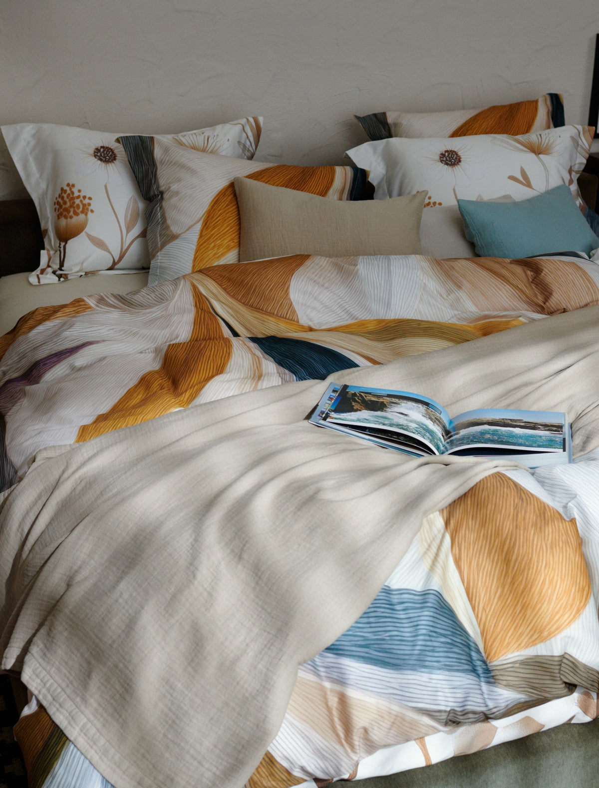 DAYDREAM dekbedovertrekset | cream tan