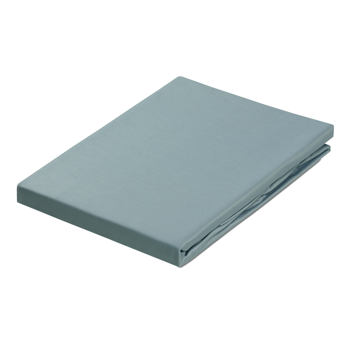 SATIJN hoeslaken | pearl blue