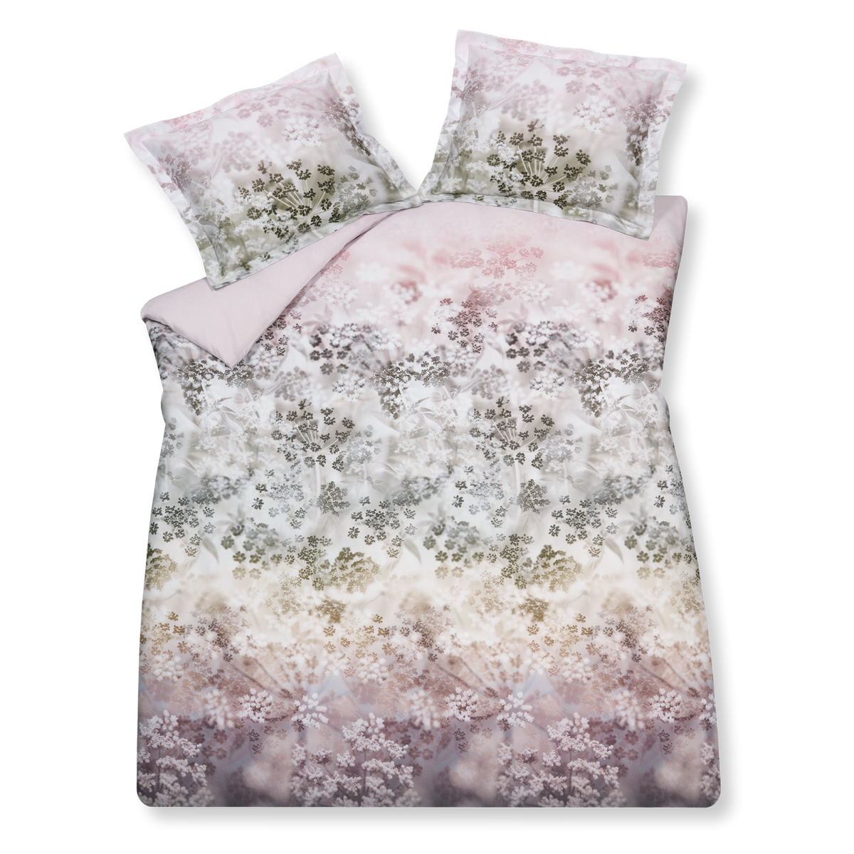 Magical is een adembenemend bloemendessin waar je helemaal in wegdroomt. De kleine bloemen in verschillende kleuren spelen de hoofdrol in de print van dekbedovertrek set Magical. De achterzijde van dit dekbedovertrek set is effen.